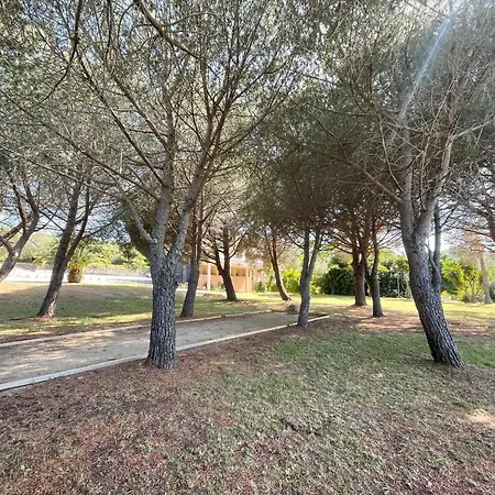 Climatisé Avec Terrasse Coucher De Soleil Ménage Compris Pour 2 à 3 Personnes Dans Un Grand Parc Arboré Au Calme Avec Double Piscine Au Sel Et Parking Privé Protégé * Saint-Florent (Corsica)