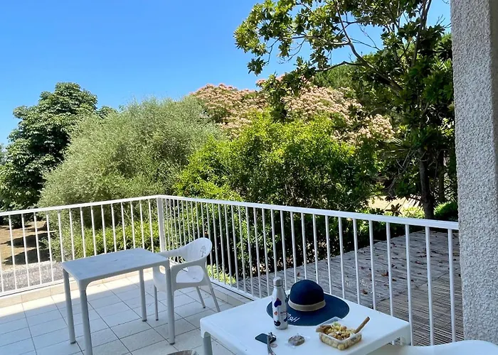 Studio Climatise Avec Terrasse Coucher De Soleil Menage Compris Pour 2 A 3 Personnes Dans Un Parc Calme Avec Double Piscine Au Sel Et Parking Prive Protege Proche Mer Et Port Διαμέρισμα
